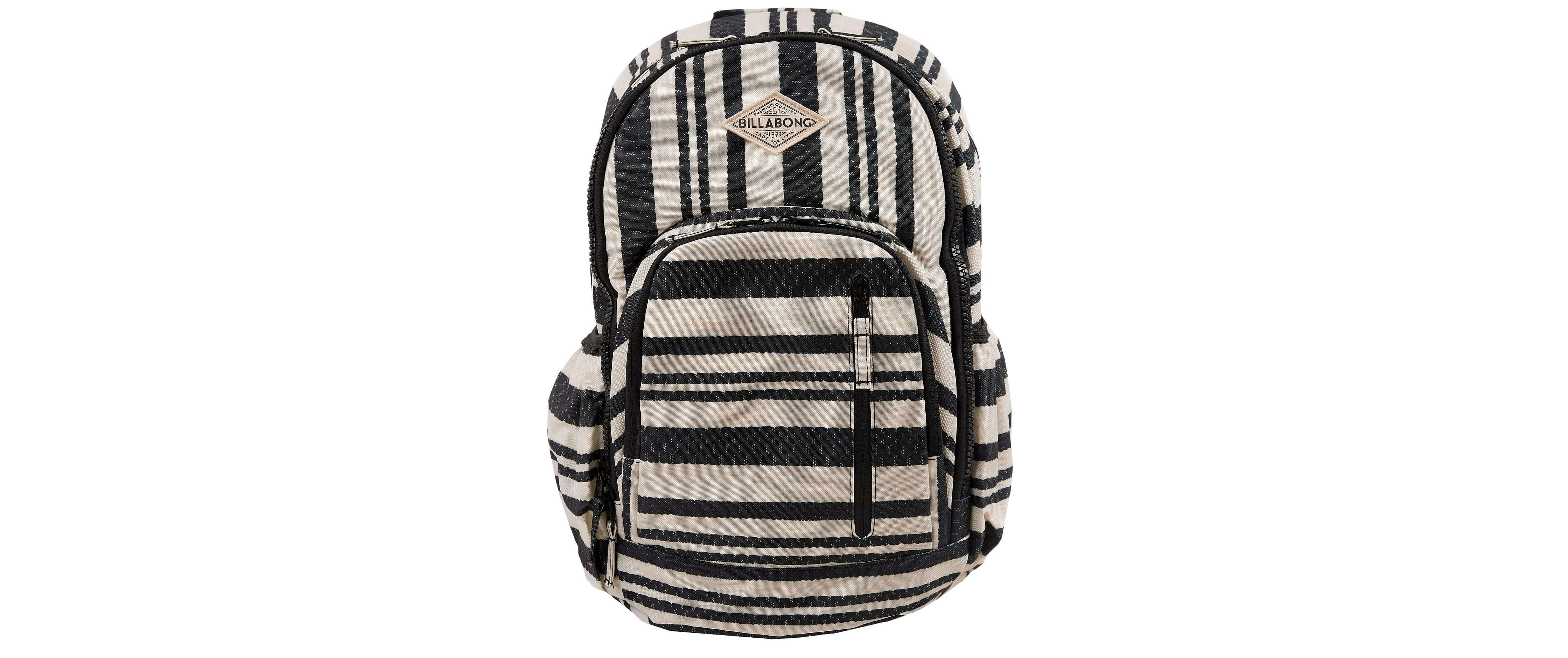 striped billabong backpack