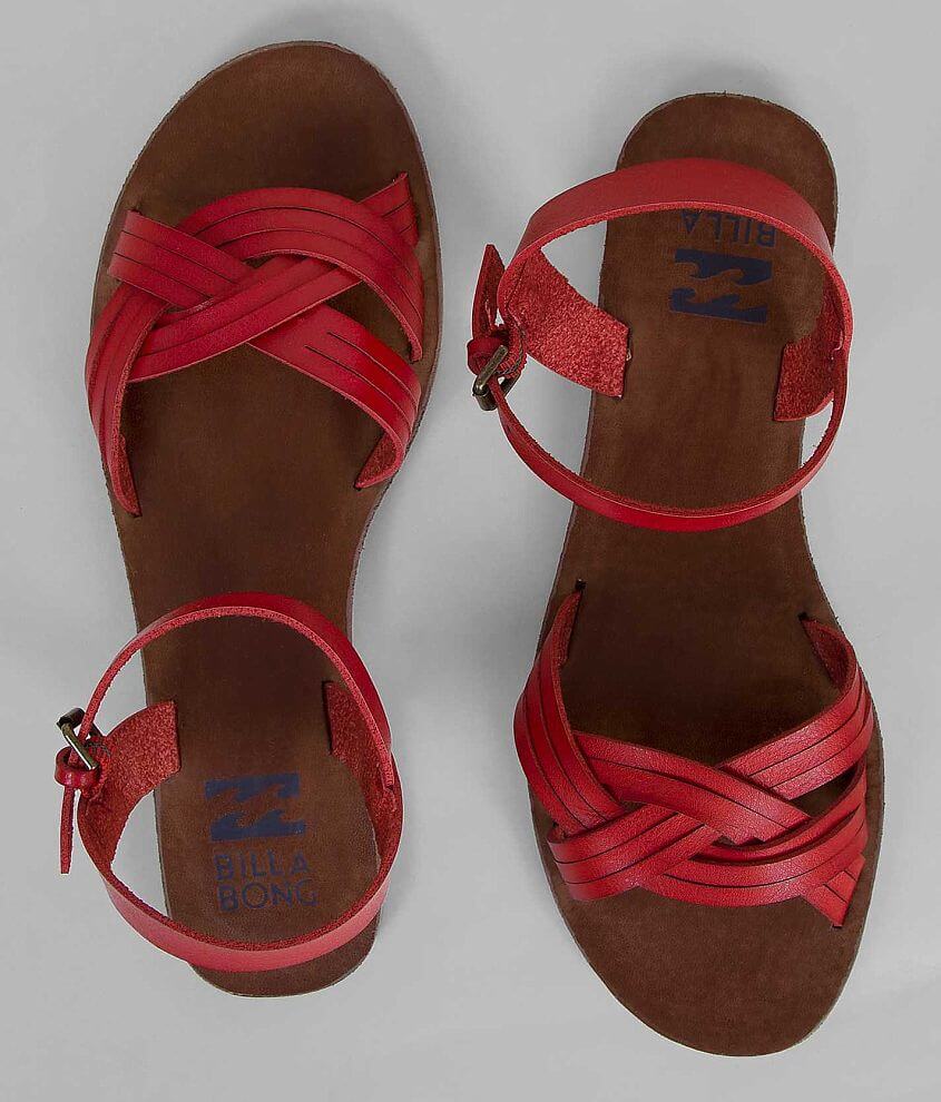 Billabong Waterfall Hikes Sandal Women's Shoes in Red Buckle