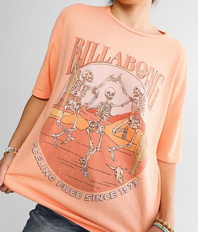 Billabong Party Desert Oversized T-Shirt misc detail 1 view