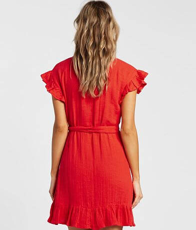 Billabong Wrap It Up Wrap Dress BACK