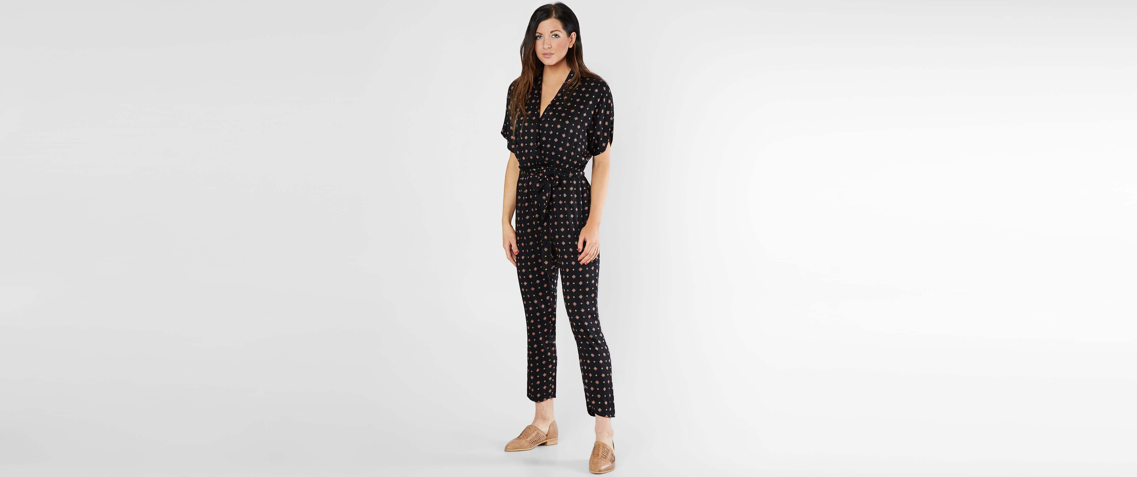 billabong black jumpsuit