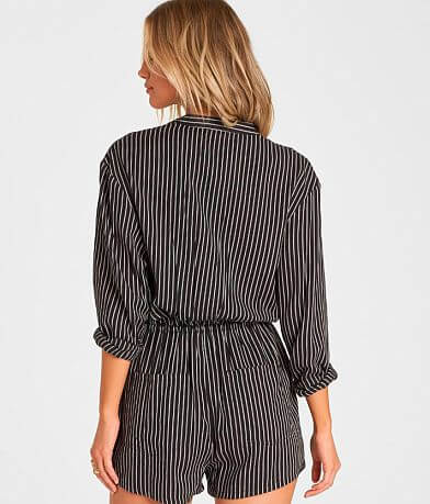 Billabong Wake The Night Striped Romper back view