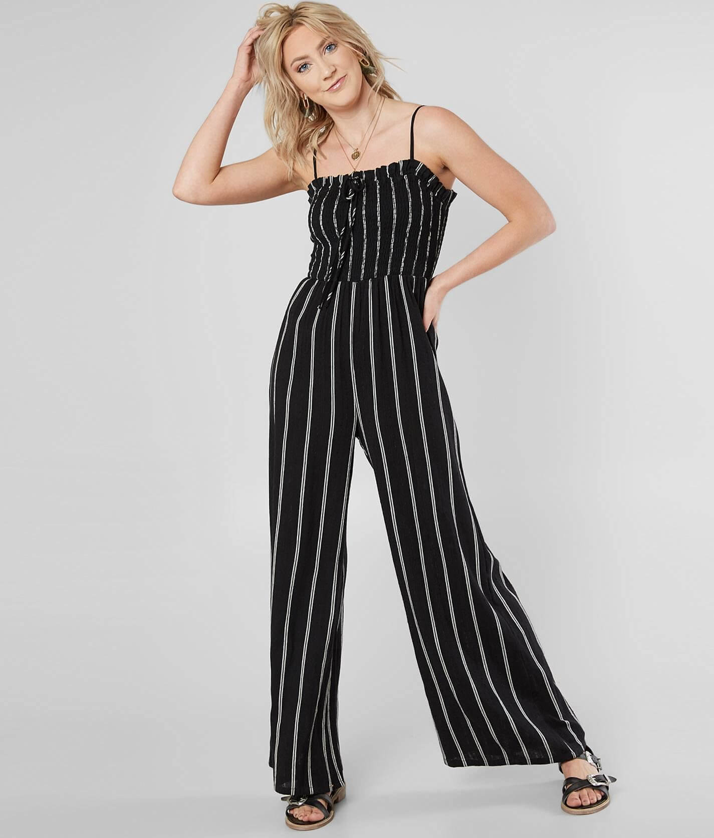 Billabong Forever Fields Striped Jumpsuit - Women's Rompers