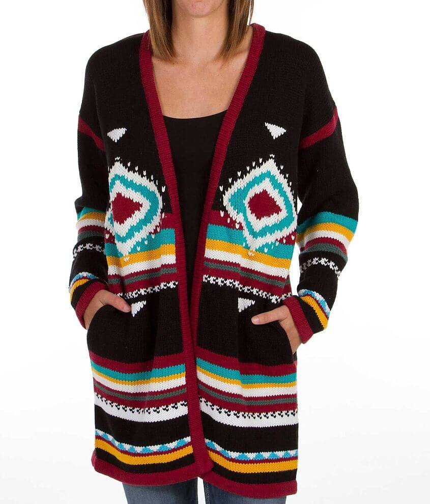 Billabong Anabelle Flyaway Cardigan Sweater front view