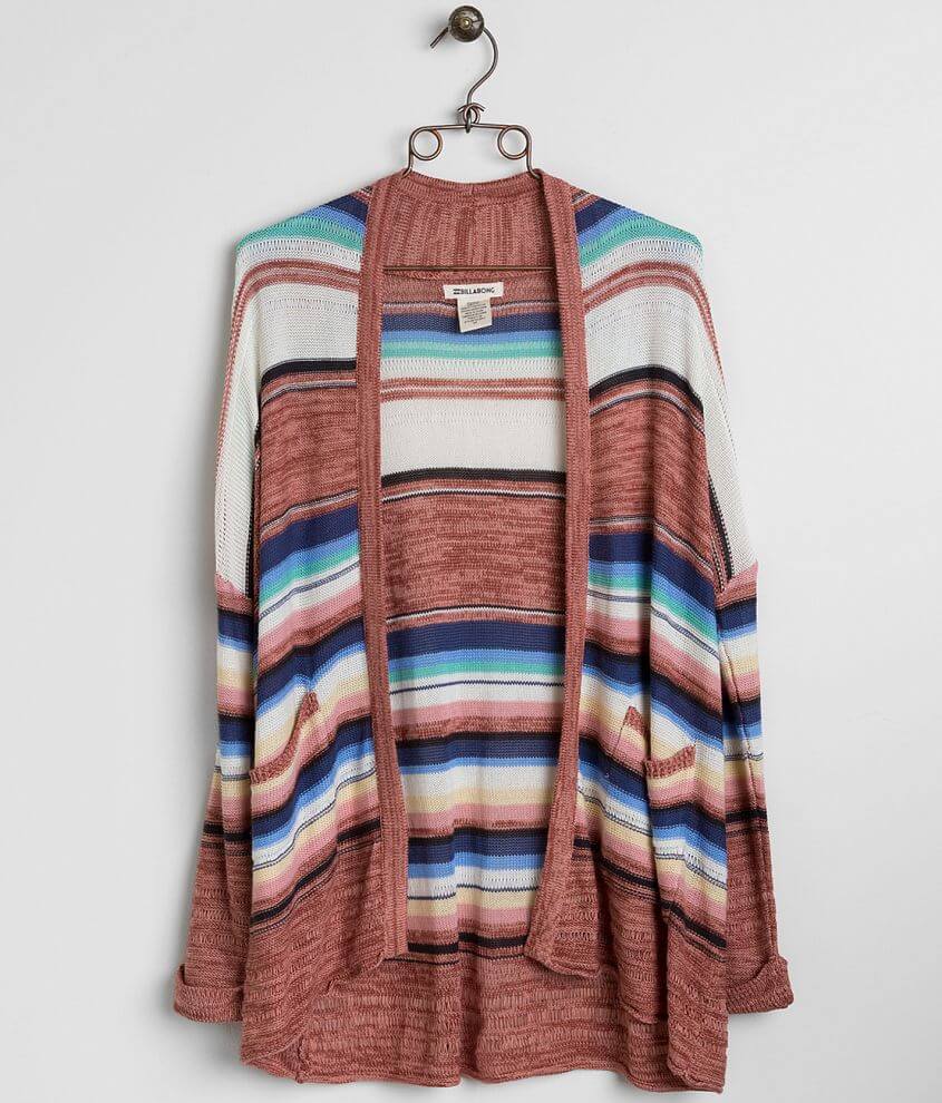 Billabong Outside The Lines Cardigan Sweater front view