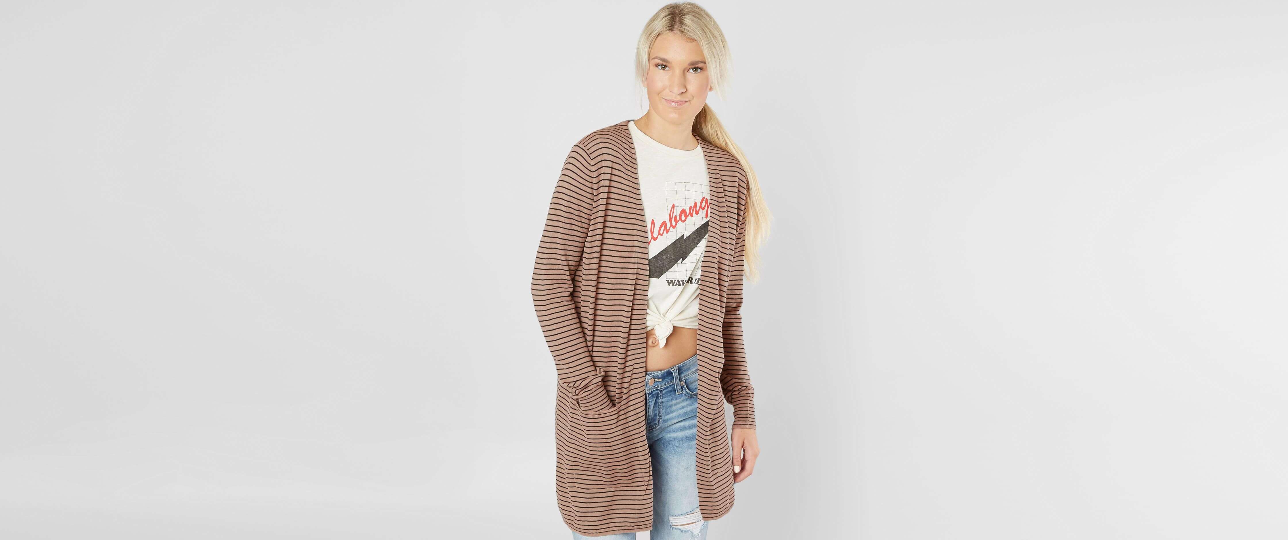 billabong worth it cardigan