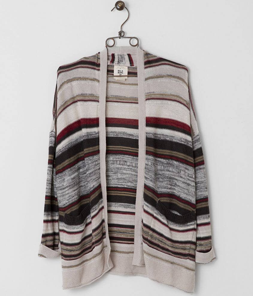 Billabong Outside The Lines Cardigan Sweater front view