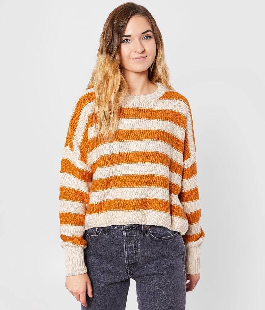 Billabong Til Sunset Cropped Sweater front view