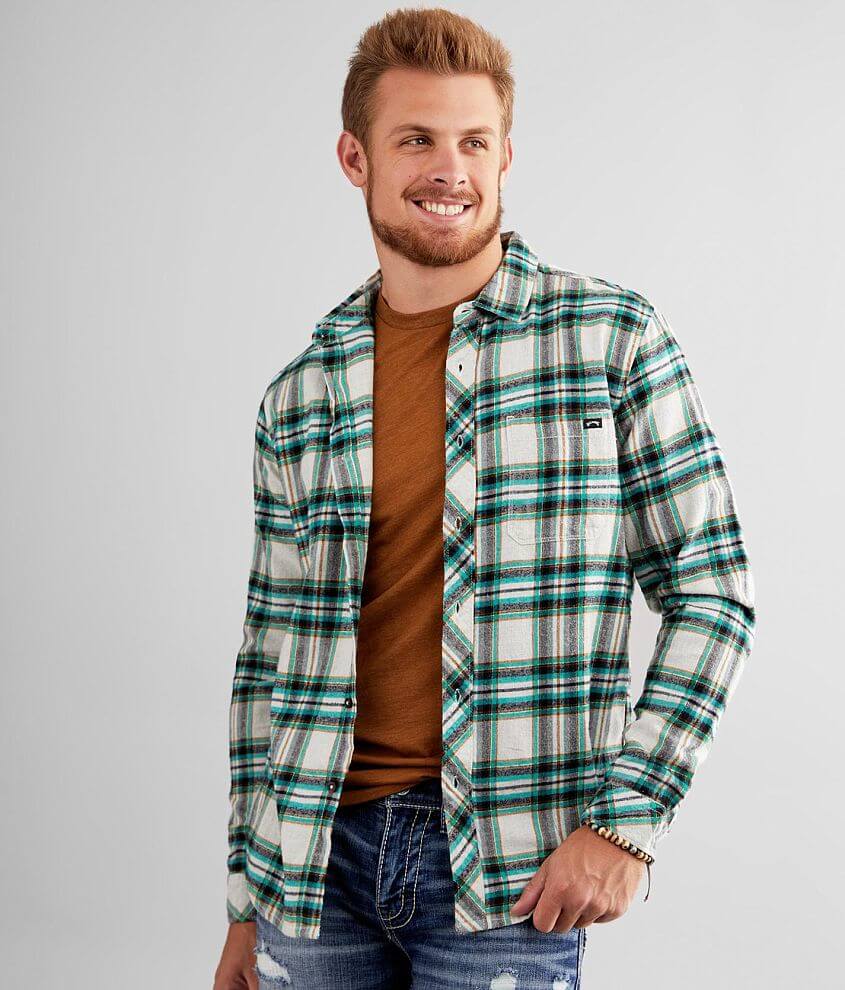 Billabong Coastline Flannel Shirt front view