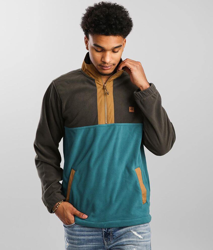 Billabong Boundary Fleece Pullover Men's Sweatshirts in Raven Buckle