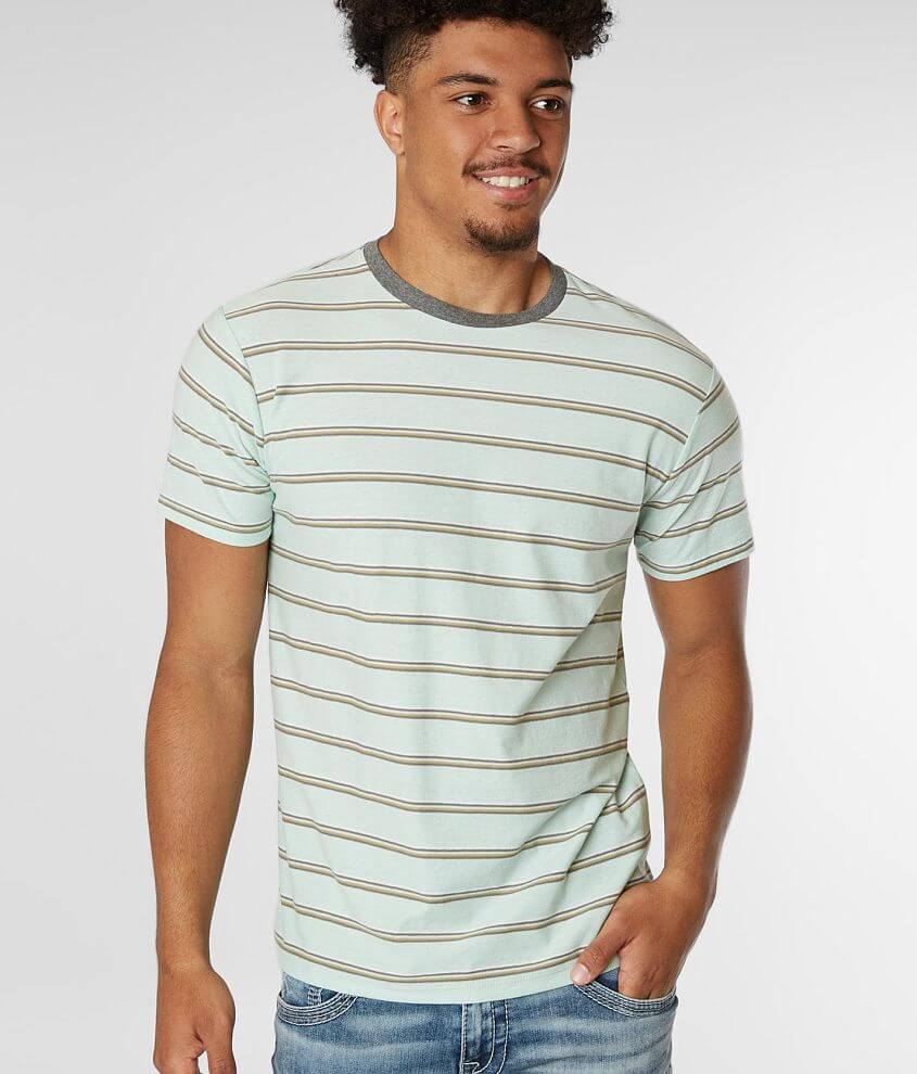 Sæbe lige ud redde Billabong Dye Cut Striped T-Shirt - Men's T-Shirts in Cool Mint | Buckle