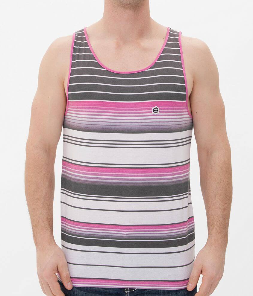 Billabong Recoil Tank Top Men's Tank Tops in Magenta Buckle