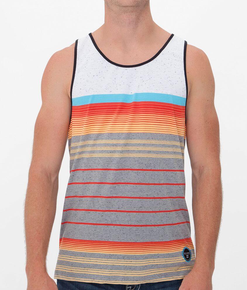 Billabong Stratos Tank Top Men's Tank Tops in Grey Heather Buckle