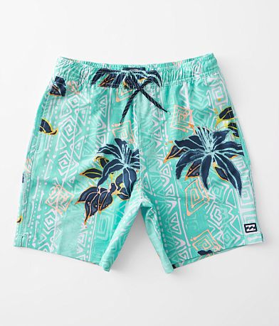 Billabong Boys - Sundays Layback Stretch Swim Trunks front view