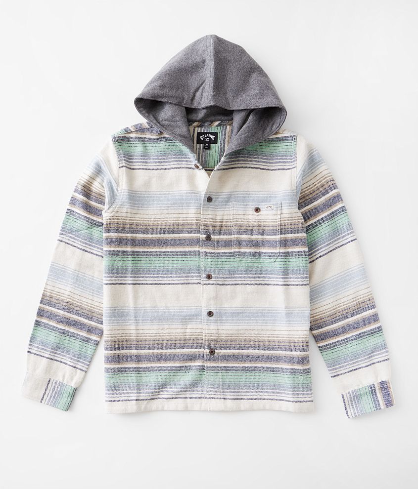 Billabong best sale hooded flannel