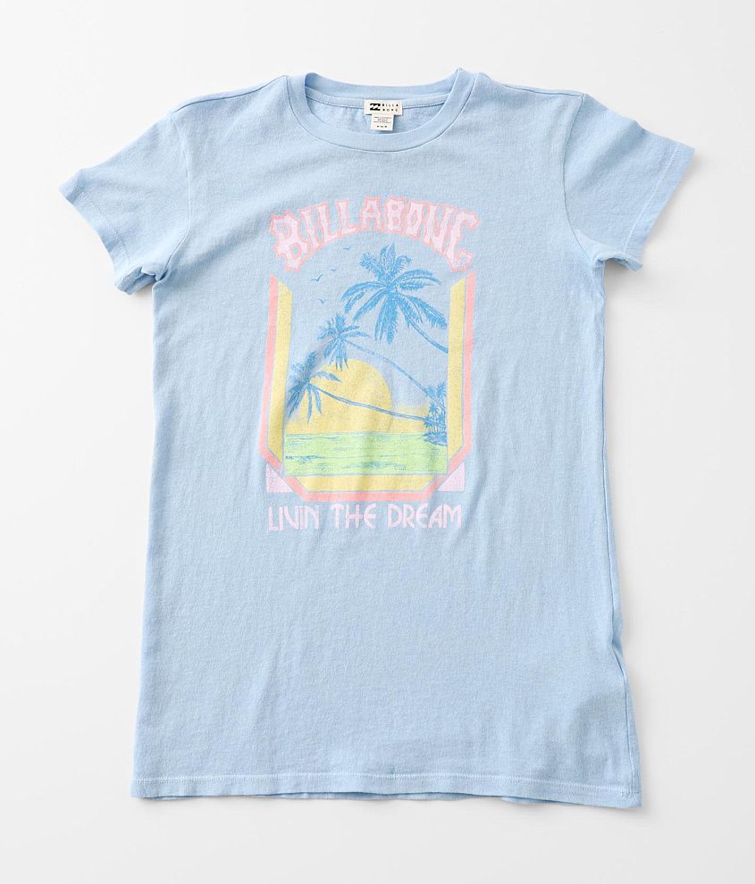 Girls - Billabong Keep It Beachy T-Shirt Dress front view