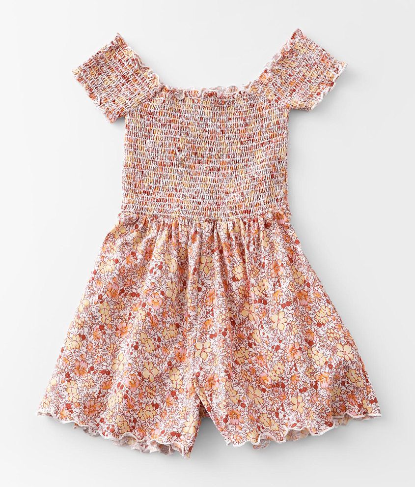 Girls - Billabong Beach All Day Floral Romper front view