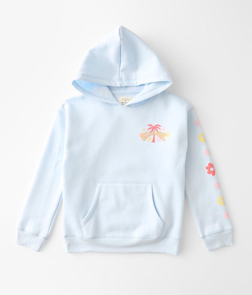 Girls - Billabong Happy Little Thing Hooded Sweatshirt front view