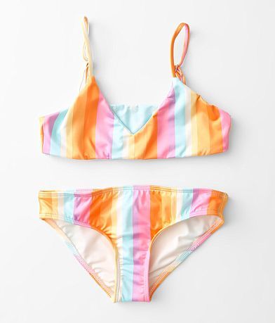 Billabong Girls - Bright Side Reversible 2 Piece Swimsuit front view