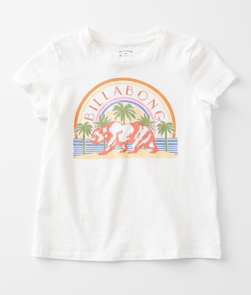 Girls - Billabong Cali Bear T-Shirt - Girl's T-Shirts in Salt Crystal ...