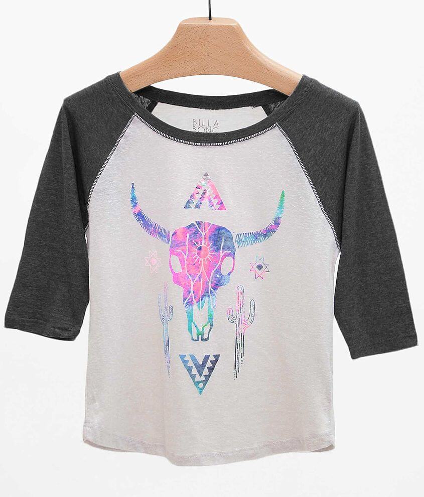 Girls - Billabong Skull T-Shirt front view