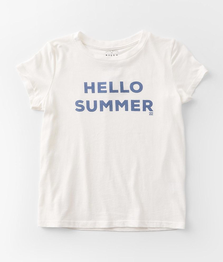 Girls - Billabong Hello Summer T-Shirt front view