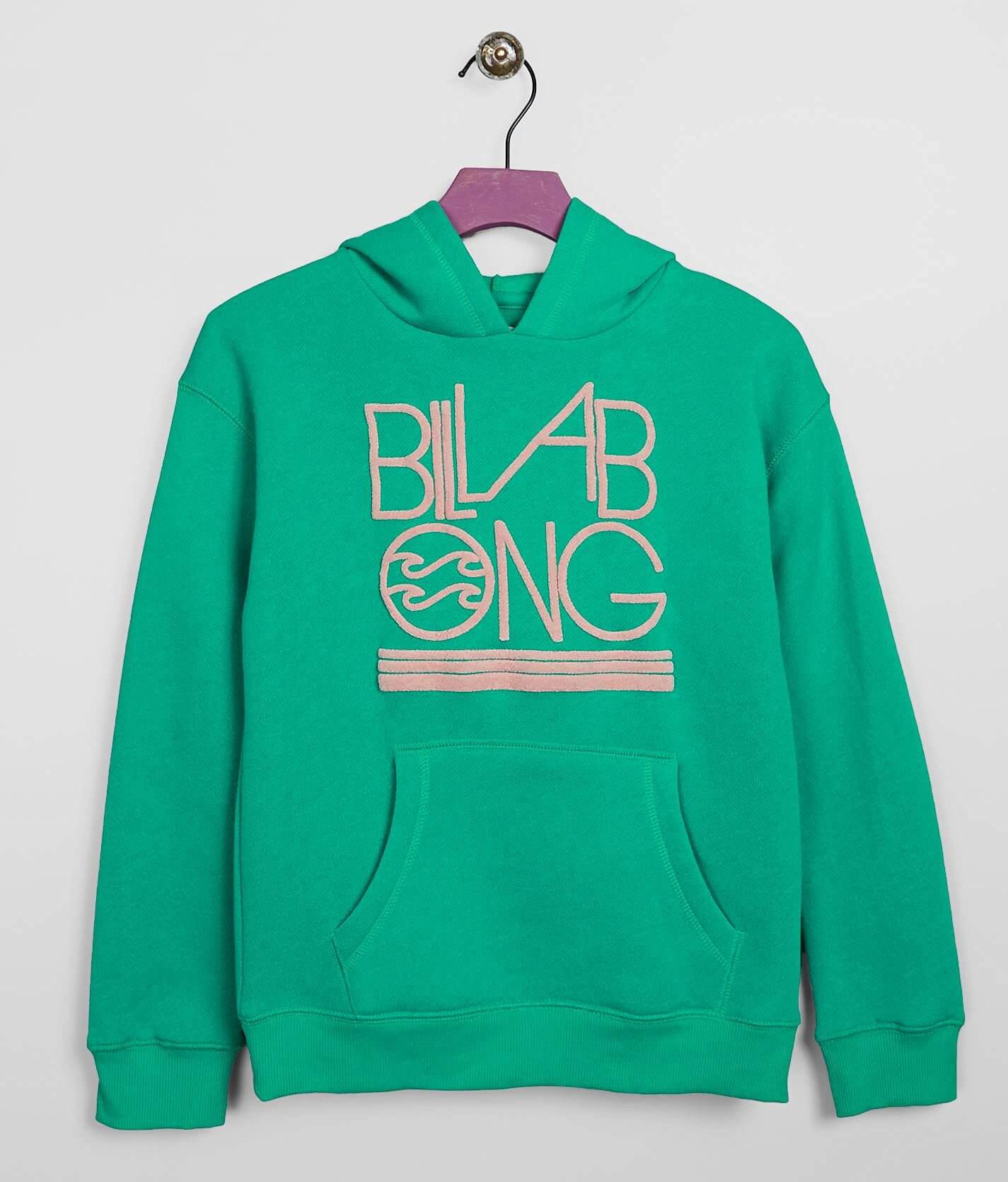 BILLABONG Girls Rule Zip Fleece Hooded Sweatshirt