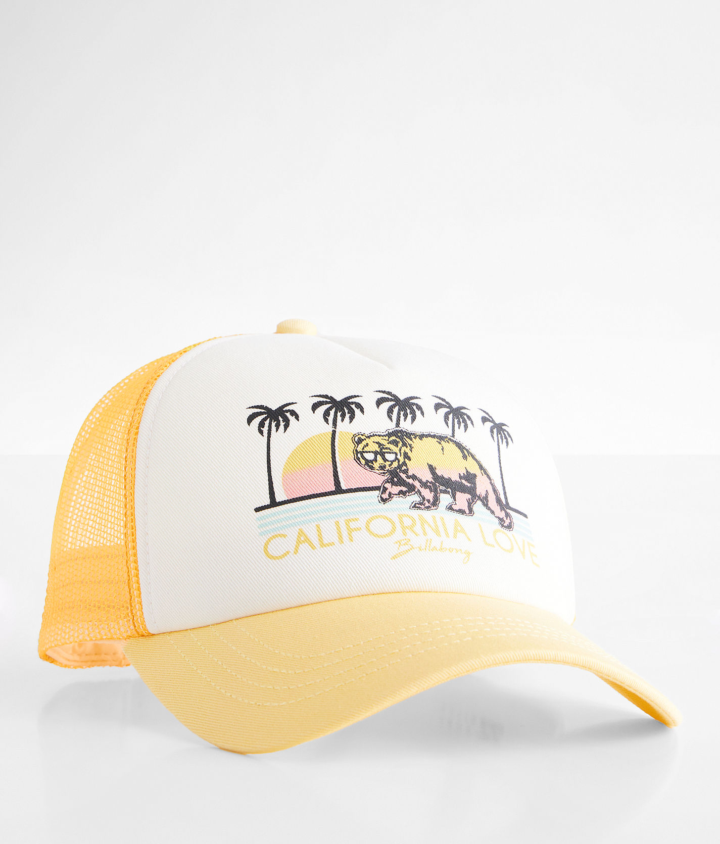 Billabong OS Hat Pitstop Trucker Hat in rose pink mesh NWT Amazon.co.jp: Billabong Pit Stop Trucker US Size: One Size  main image 3