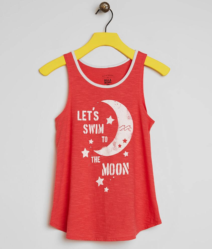 Girls - Billabong Swim To The Moon Tank Top front view