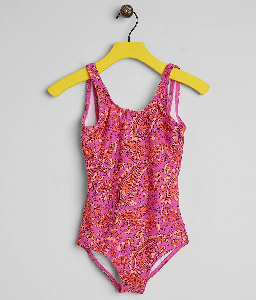 Girls - Billabong Penny Paisley Swimsuit front view