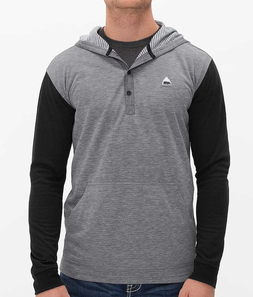 Burton Dexter Hooded Henley front view