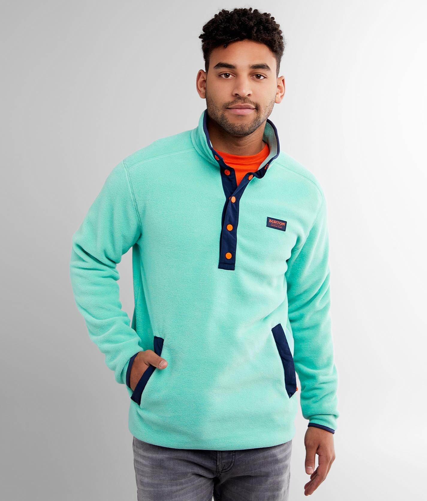 men's burton hearth fleece pullover