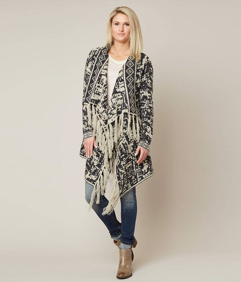 Love by Design Patterned Cardigan front view