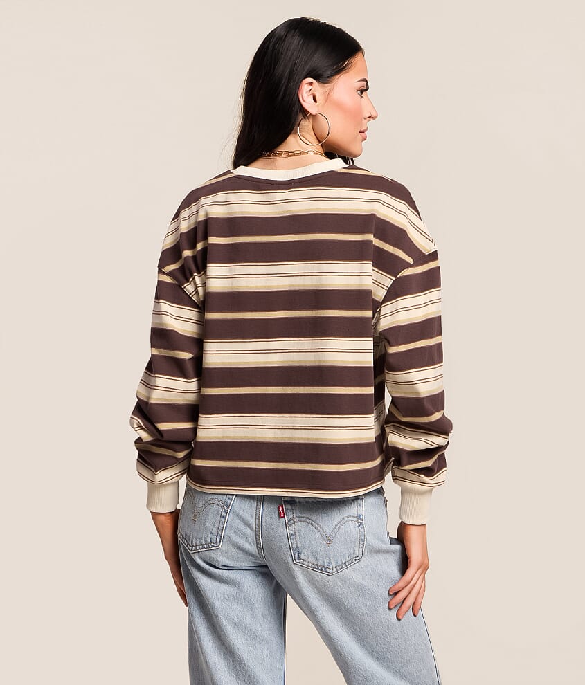 Brushed Stripe Top