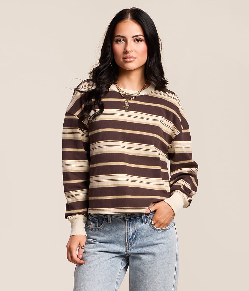 Brushed Stripe Top