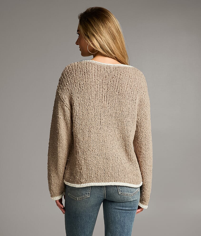 Crochet Chenille Sweater