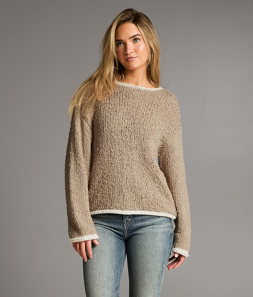 Crochet Chenille Sweater