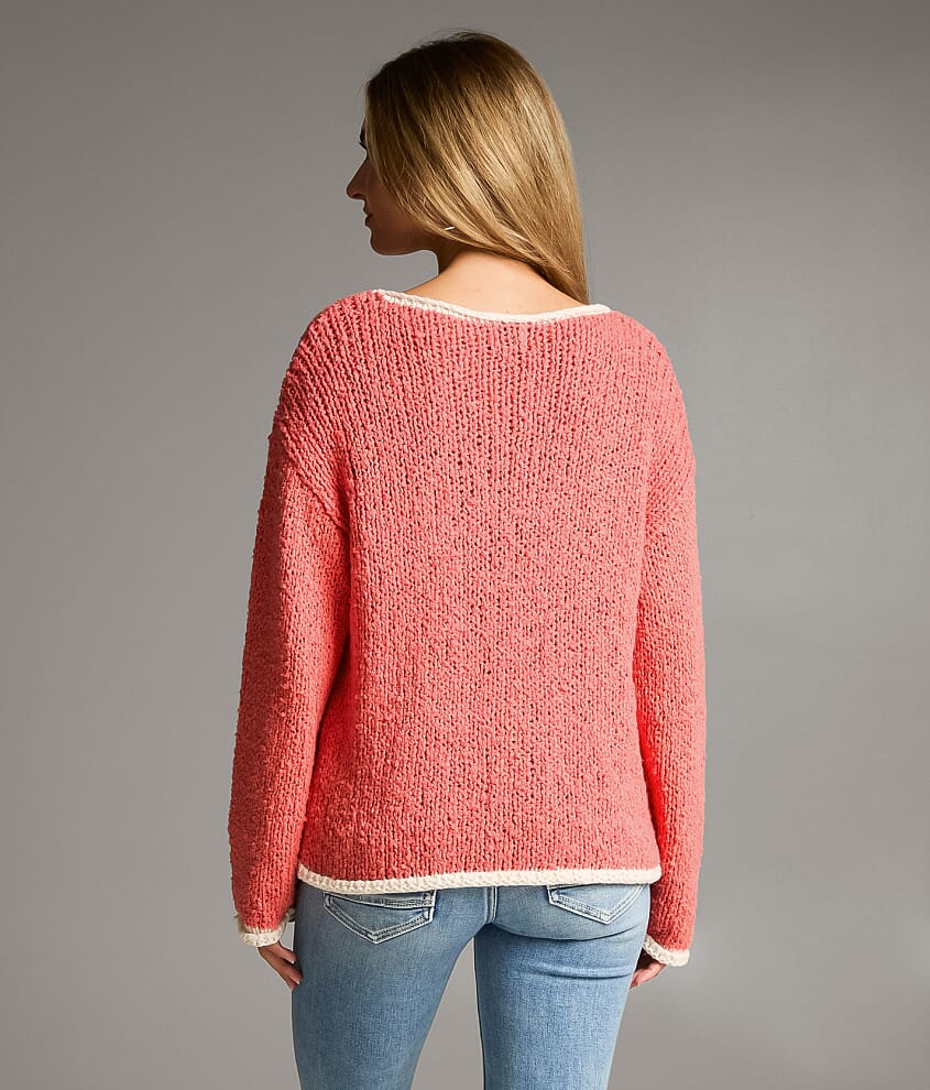 Crochet Chenille Sweater
