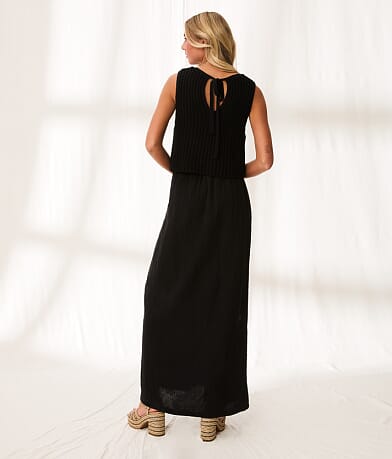 Resort Edit - Layered Sweater Maxi Dress thumbnail 3