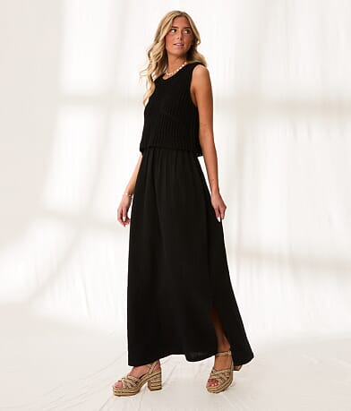 Resort Edit - Layered Sweater Maxi Dress thumbnail 2