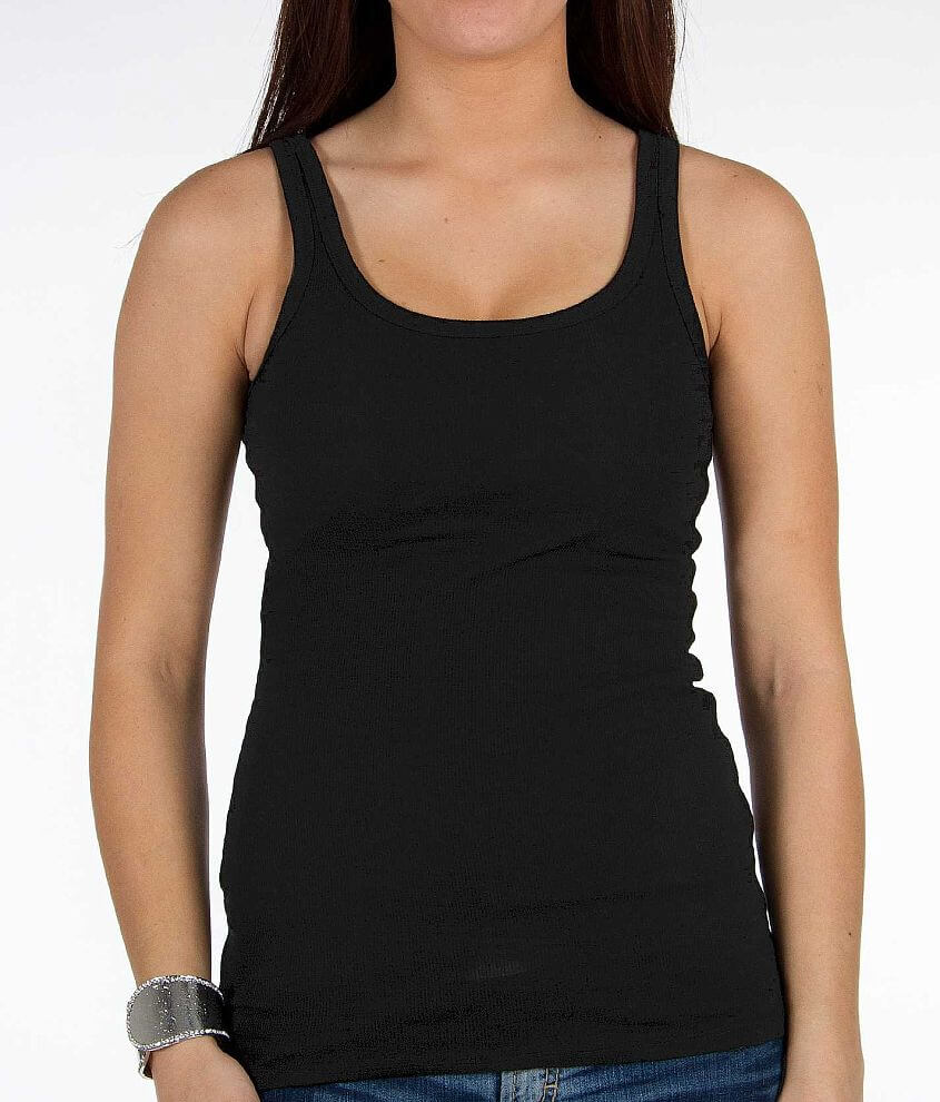 BKE Ribbed Tank Top front view