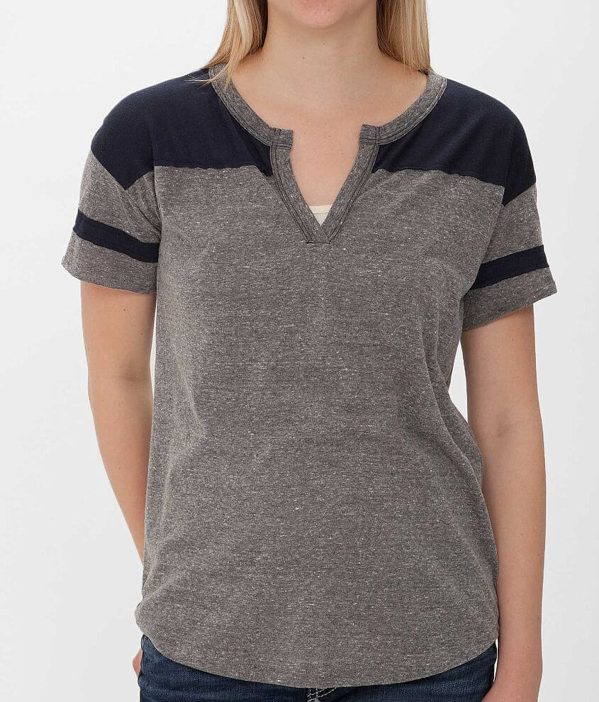 BKE Heathered Top front view