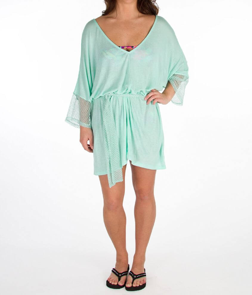 BKE resort Dolman Sleeve Swim Cover-Up front view