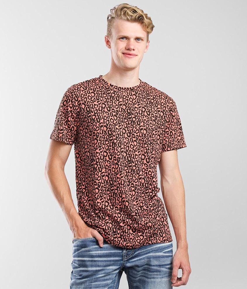 Nova Industries Leopard Print T-Shirt front view