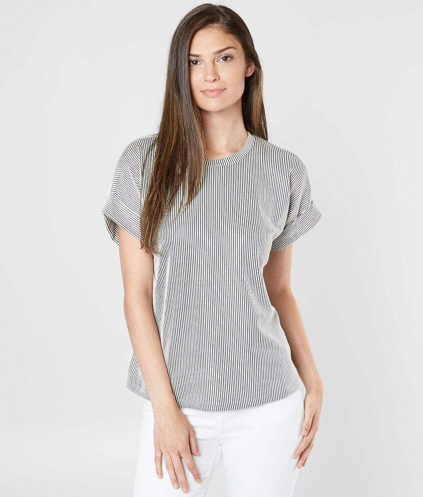 Daytrip Scoop Neck Top - Women's Shirts/Blouses in Black White | Buckle
