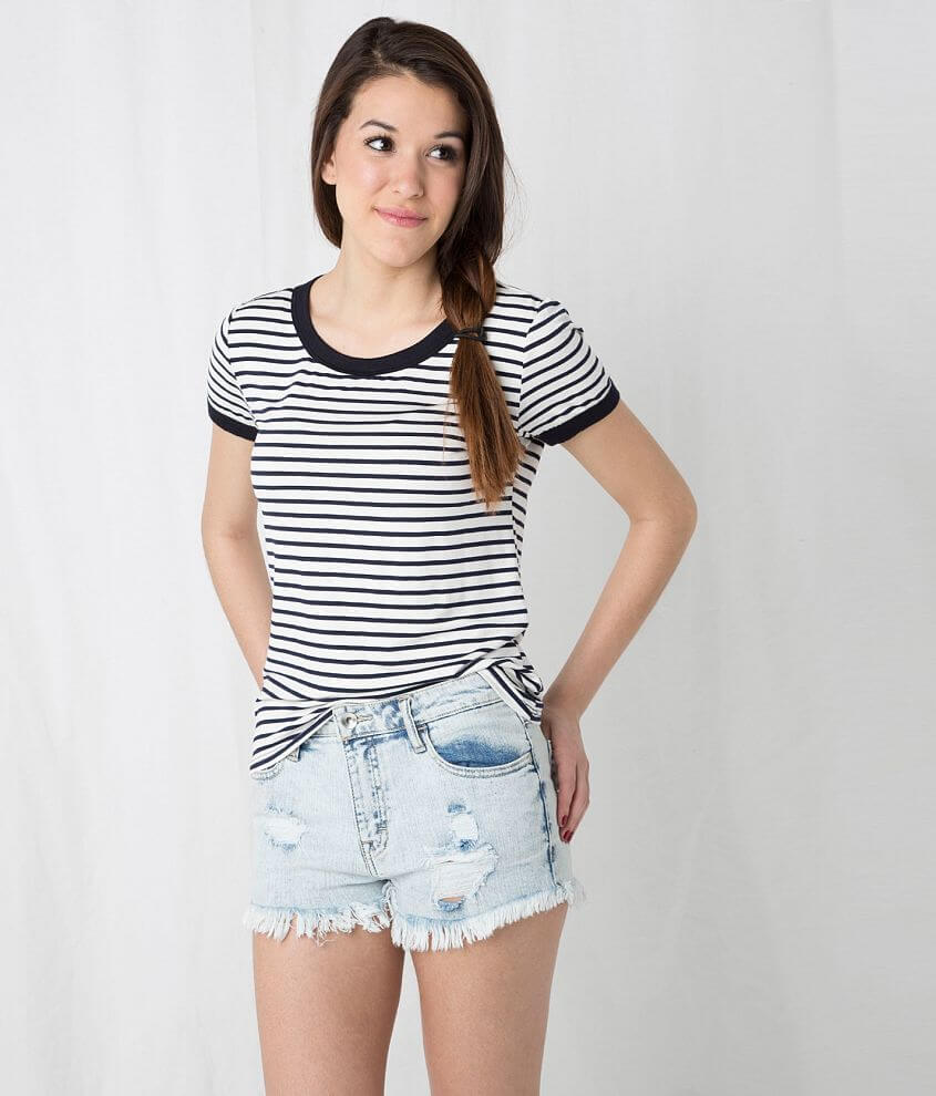 Freshwear Striped Top front view