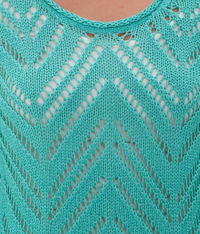 Daytrip Open Weave Sweater front detail view