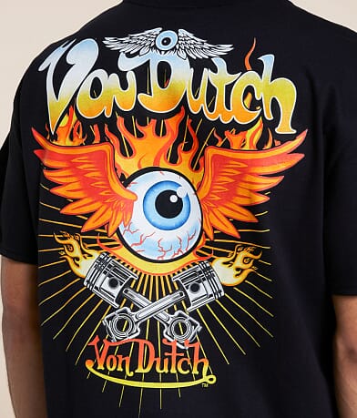 Von Dutch&#8482; Flames T-Shirt BACK
