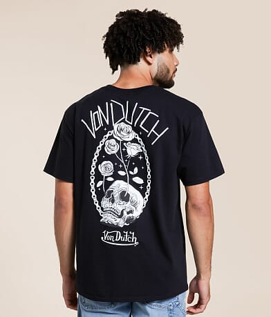 Von Dutch™ Skull T-Shirt front view