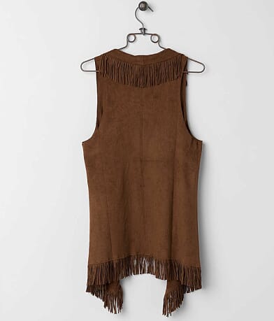 TCEC Fringe Vest BACK